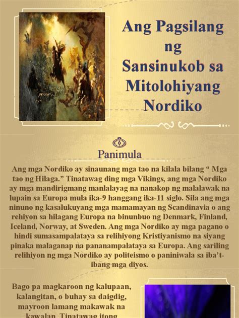 kwento ng mitolohiyang nordiko halimbawa